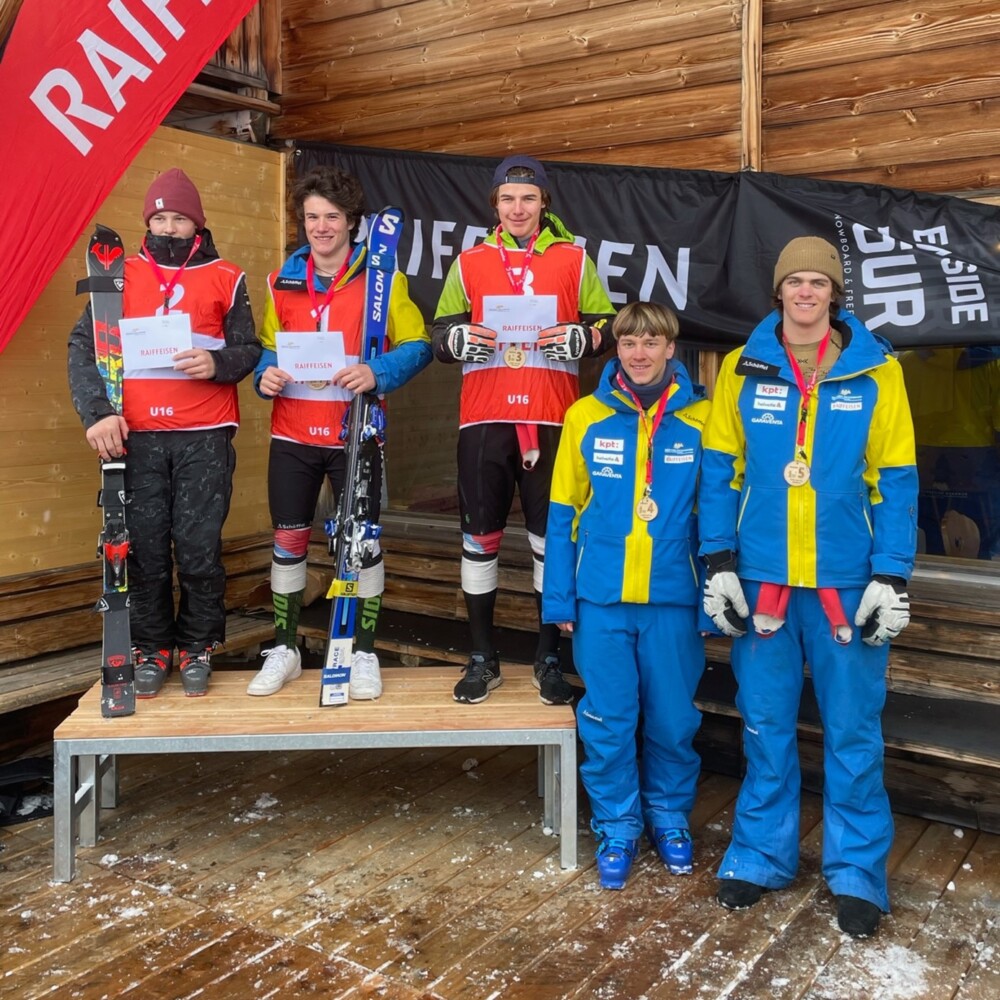 BSV Raiffeisen Cup 2-2024_Knaben U16_Podest Slalom