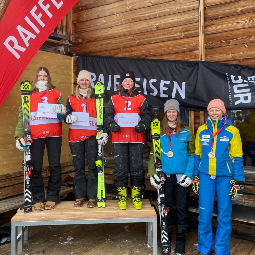 BSV Raiffeisen Cup 2-2024_Mädchen U16_Podest Slalom